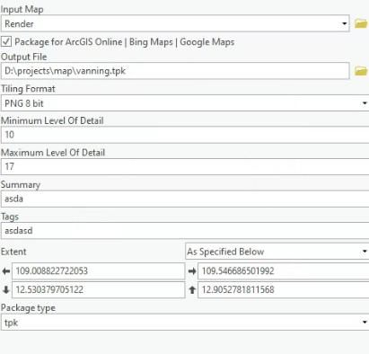 Arcgis Pro 2.9.2 Create Map Tile Package create  - Esri Community